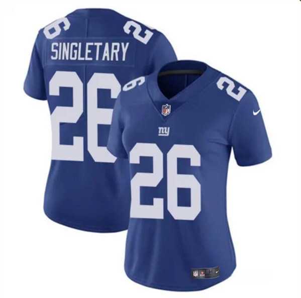 Women's New York Giants #26 Devin Singletary Blue Vapor Stitched Jersey Dzhi,We sell and wholesale Women's New York Giants #26 Devin Singletary Blue Vapor Stitched Jersey Dzhi on line form chian!